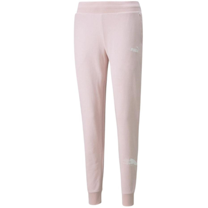 Spodnie damskie Puma Power Graphic Pants różowe 847115 16