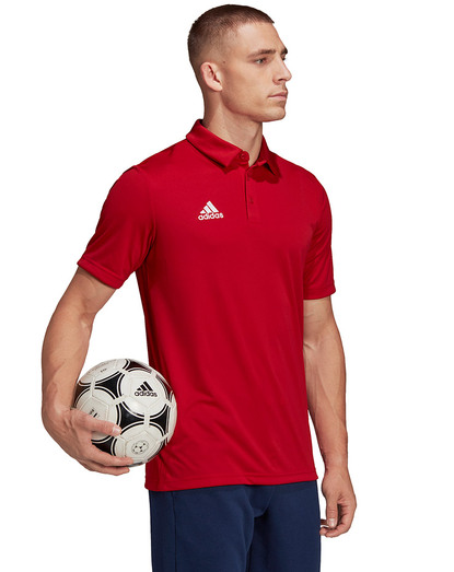 Koszulka męska adidas Entrada 22 Polo czerwona H57489