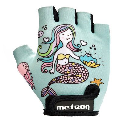 Rękawiczki rowerowe dla dzieci Meteor Mermaid Jr 26169-26170-26171
