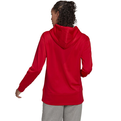 Bluza damska adidas Aeroready Big Logo Hoodie czerwona HI4959