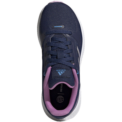 Buty dla dzieci adidas Runfalcon 2.0 K granatowo-fioletowe HR1413