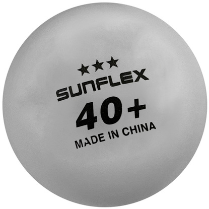 Piłeczki do ping ponga Sunflex Balls 3-Star białe 6 szt. 23603