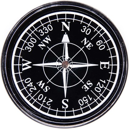 Kompas Okrągły Meteor 50mm 8182 71014
