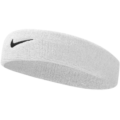 Opaska na głowę Nike Swoosh biała NNN07101OS