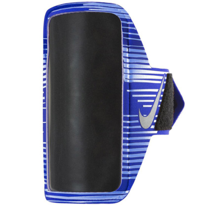 Saszetka na ramię Nike Printed Lean Arm Band niebieska NRN68439