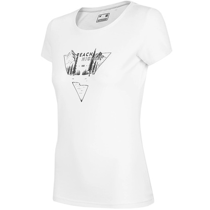 Koszulka damska 4F biała H4L21 TSD061 10S