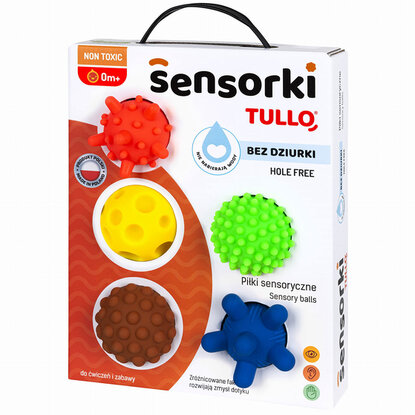 Piłki sensoryczne kształty 5 szt. AM Tullo 417