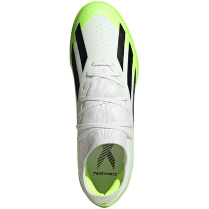 Buty piłkarskie adidas X Crazyfast.3 TF biało-zielone ID9337