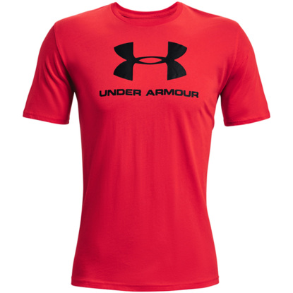 Koszulka męska Under Armour Sportstyle Logo SS czerwona 1329590 601