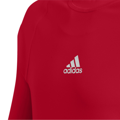 Koszulka dla dzieci adidas Alphaskin Sport LS Tee JUNIOR czerwona CW7321