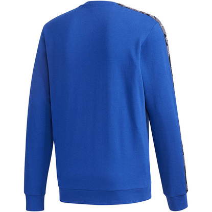 Bluza męska adidas Essentials Tape Sweatshirt niebieska GD5449