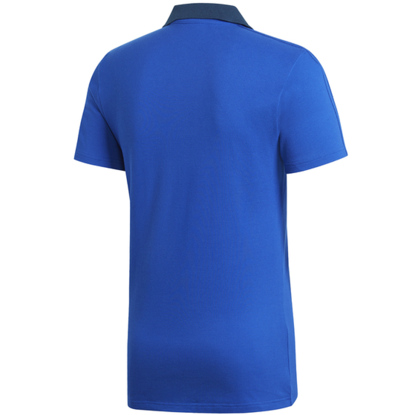 Koszulka męska adidas Condivo 18 Cotton Polo niebieska CF4375
