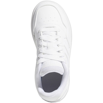 Buty dla dzieci adidas Hoops białe GW0433