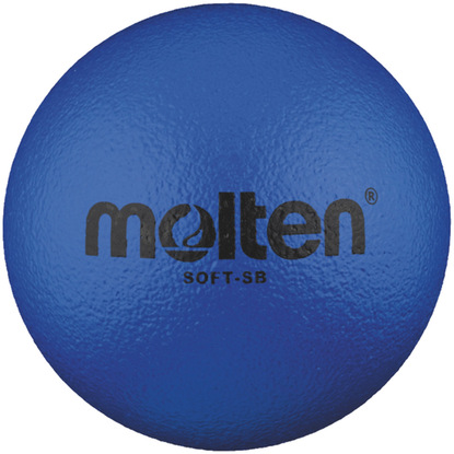 Piłka piankowa Molten 180 mm niebieska SOFT-SB