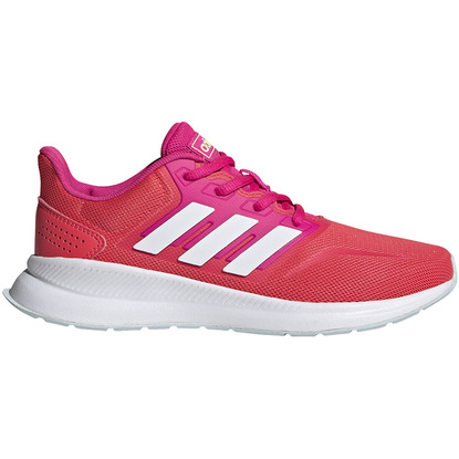 Buty dla dzieci adidas Runfalcon K czerwono-różowe EG2550