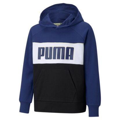 Bluza dla dzieci Puma Alpha Hoodie TR granatowa 585892 12