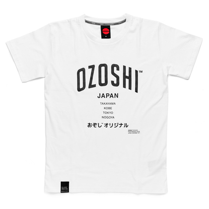 Koszulka męska Ozoshi Atsumi biała TSH O20TS007