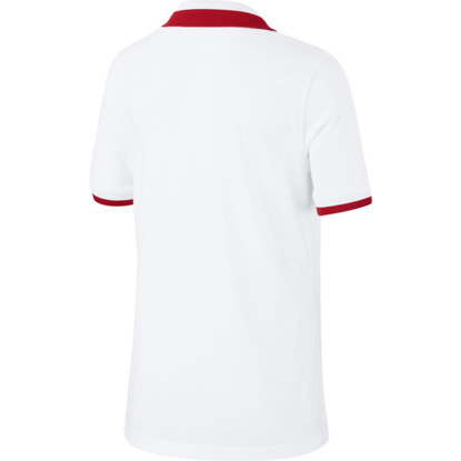 Koszulka dla dzieci Nike Polska Breathe Stadium JSY SS HOME biała CD1050 100
