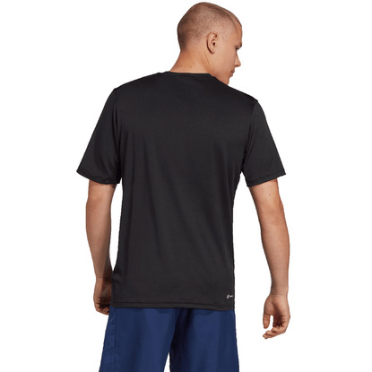 Koszulka męska adidas Train Essentials Stretch Training czarna IC7413