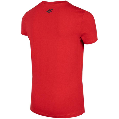 Koszulka dla chłopca 4F czerwona HJZ22 JTSM008 62S