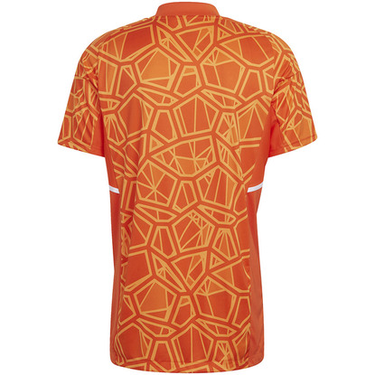 Koszulka męska Condivo 22 Goalkeeper Jersey Short Sleeve pomarańczowa HB1621