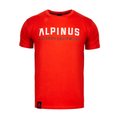 Koszulka męska Alpinus Outdoor Eqpt. czerwona ALP20TC0033