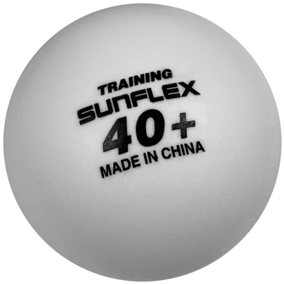 Piłeczki do ping ponga Sunflex Training białe 6 szt. 20605