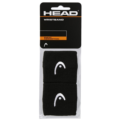 Frotki na rękę Head Wristband czarne 285050