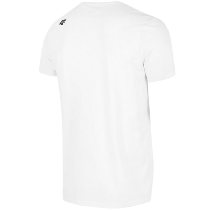 Koszulka męska 4F biała H4Z22 TSM353 10S