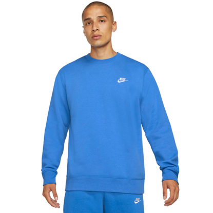 Bluza męska Nike Nsw Club Crew BB niebieska BV2662 403