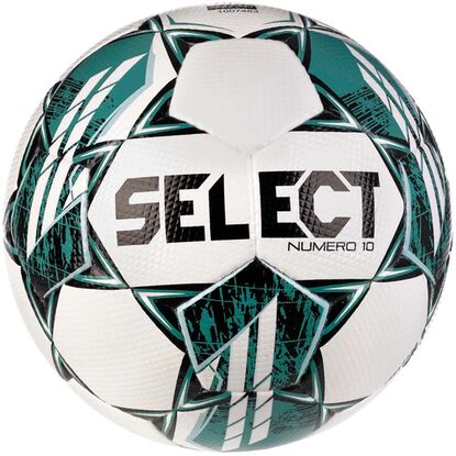 Piłka nożna Select Numero 10 FIFA Basic v23 biało-zielona 17818