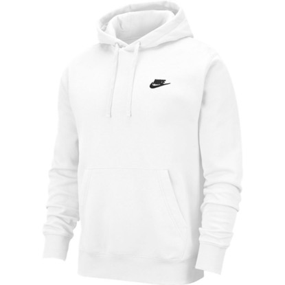 Bluza męska Nike NSW Club Hoodie biała BV2654 100