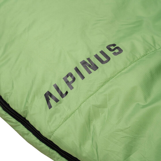 Śpiwór Alpinus Ultralight 850 215 cm x 80 cm x 50 cm zielony AC18637 Lewy
