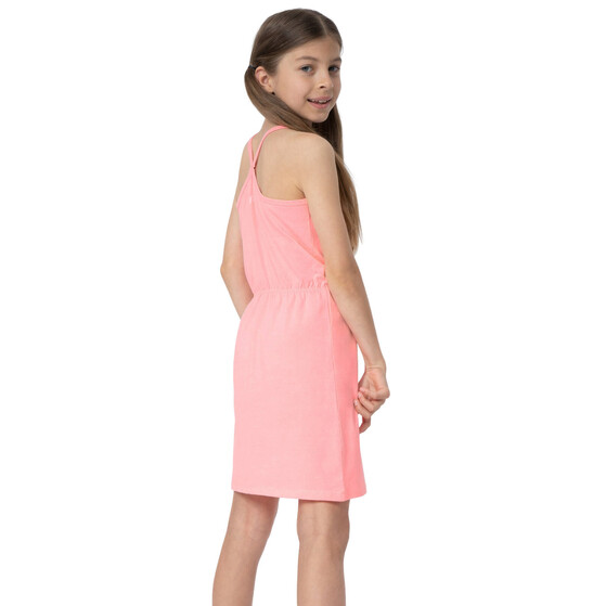 Sukienka dla dziewczynki 4F F026 jasny róż 4FJSS23TDREF026 56S