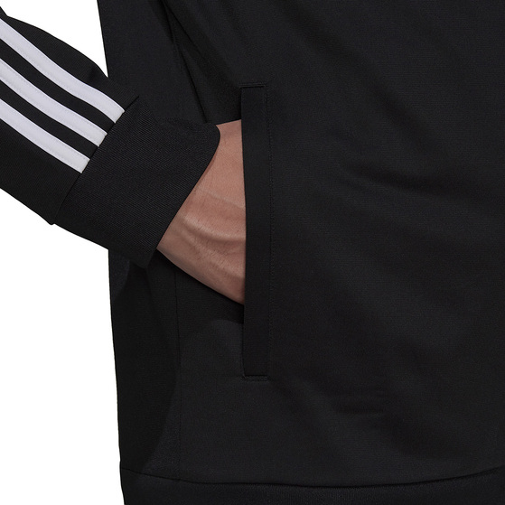 Bluza męska adidas Primegreen Essentials Warm-Up 3-Stripes czarna H46099
