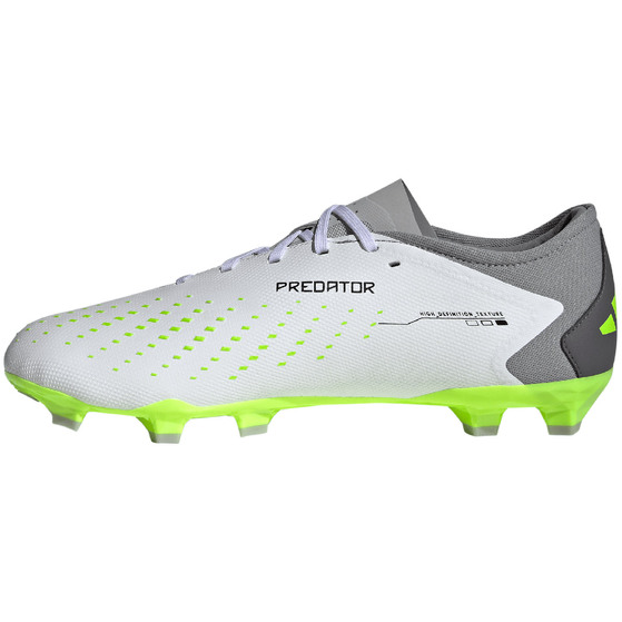 Buty piłkarskie adidas Predator Accuracy.3 L FG biało-szare GZ0014