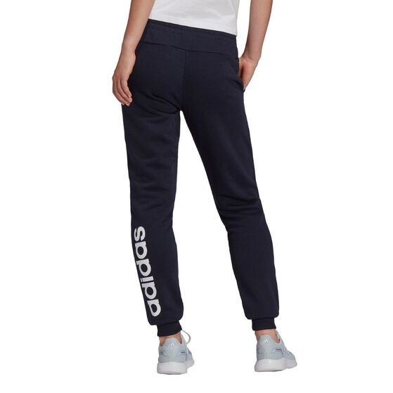 Spodnie damskie adidas Essentials French Terry Logo Pants granatowe H07857