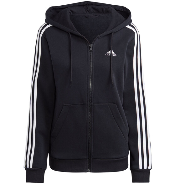Adidas Essentials 3-Stripes Fleece dres damski komplet z kapturem
