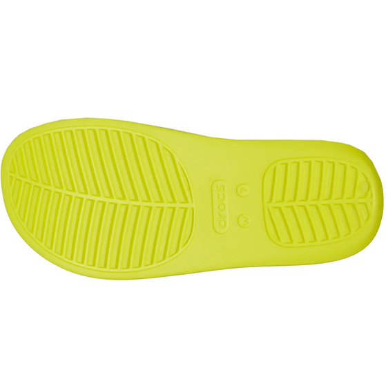 Klapki damskie Crocs Getaway Platform Flip zielone 209410 76M