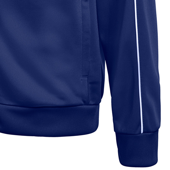 Bluza dla dzieci adidas Core 18 Polyester Jacket JUNIOR granatowa CV3577