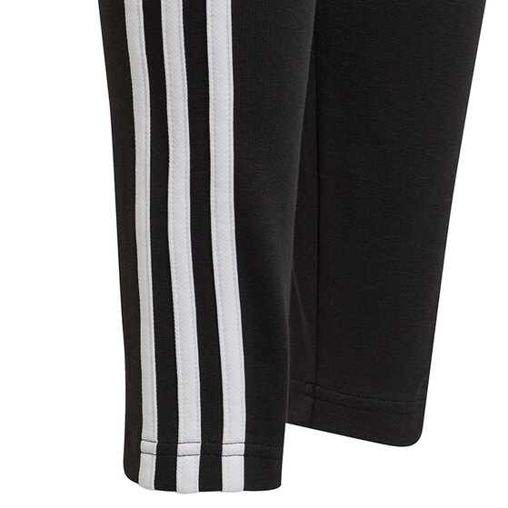 Legginsy dla dzieci adidas Essentials 3 Stripes czarne GN4046