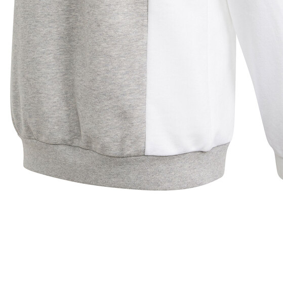 Bluza dla dzieci adidas CB FT HD szaro-biało-czarna IP0386