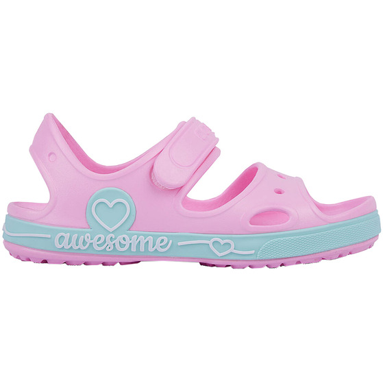 Sandały dla dzieci Coqui Yogi różowo-miętowe 8862-406-3844