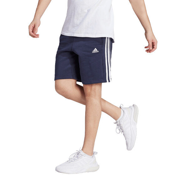 Spodenki męskie adidas Essentials Fleece 3-Stripes Shorts granatowe IJ6484