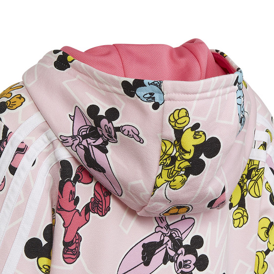 Bluza dla dzieci adidas Disney Mickey Mouse różowa HK6661