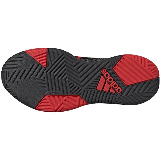 Buty koszykarskie męskie adidas Ownthegame 2.0 czarno-czerwone H00471