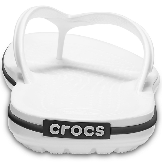 Klapki Crocs Crocband Flip białe 11033 100