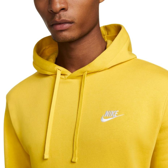 Bluza męska Nike Nsw Club Hoodie Po Bb żółta BV2654 709