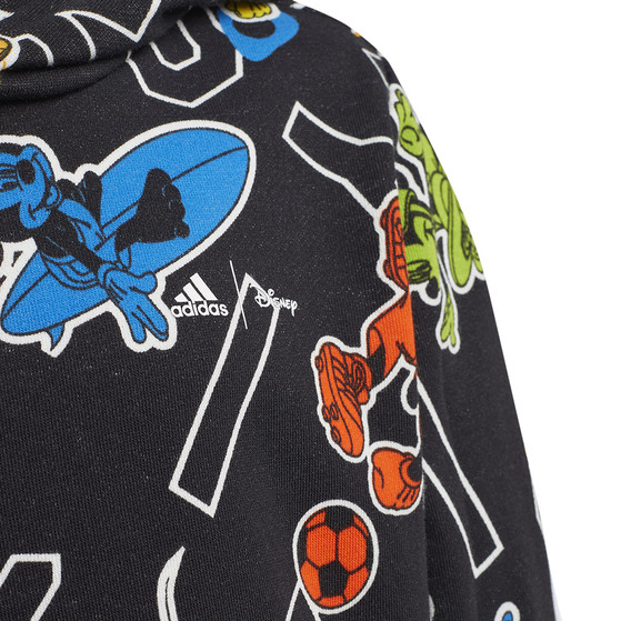 Bluza dla dzieci adidas Disney Mickey Mouse czarno-kolorowa HK4695