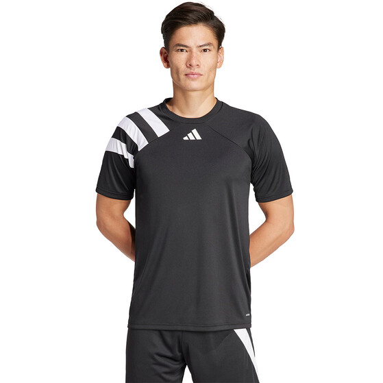 Koszulka męska adidas Fortore 23 czarno-biała IK5739
